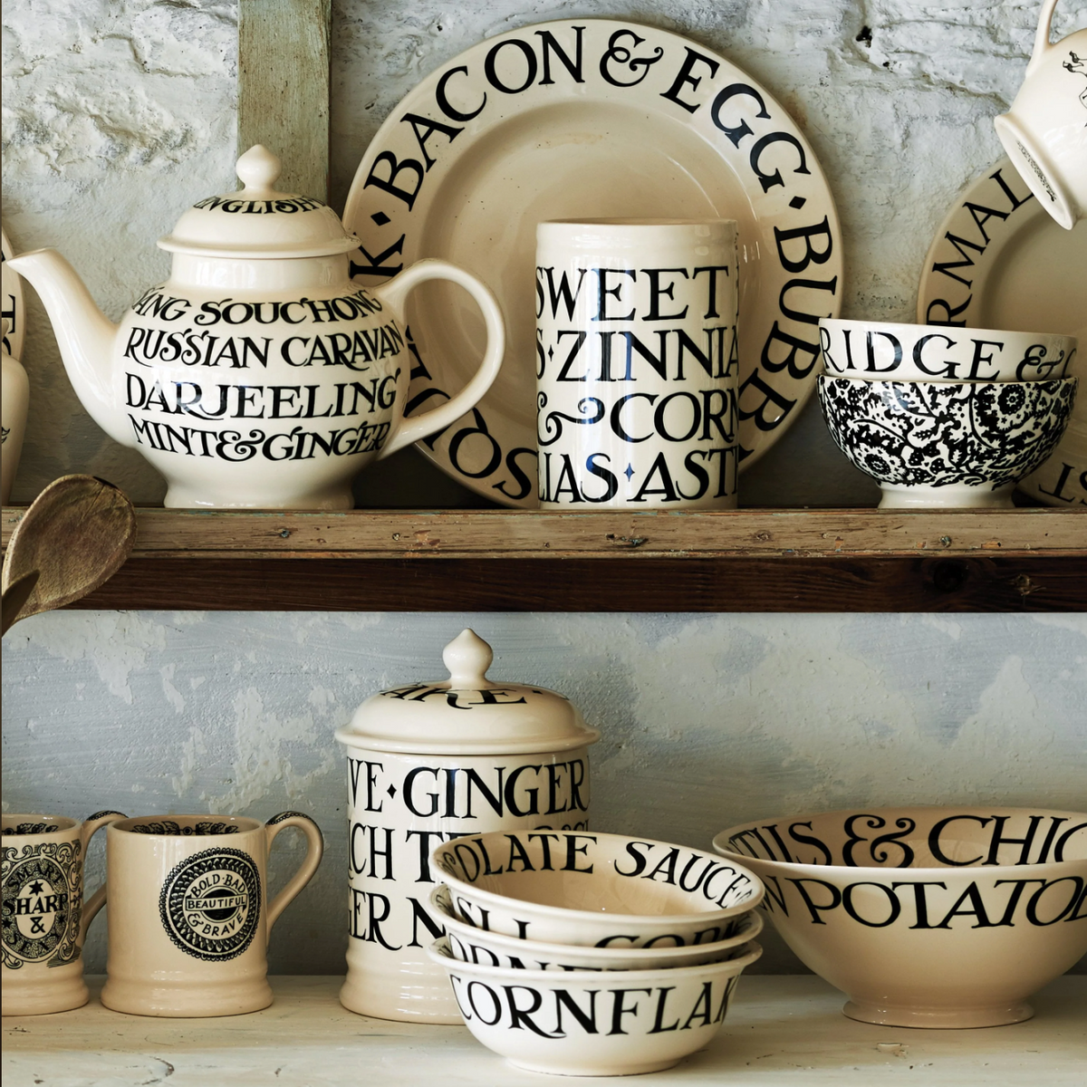 ポット/Black Toast & Marmalade/Emma Bridge Toast & Marmalade Kitchenware & Crockery | Emma Bridgewater UK