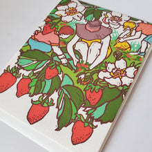 Load image into Gallery viewer, Little Green - Congratulations New Mom Strawberry Picking Greeting Card