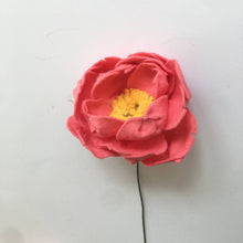 Load image into Gallery viewer, Felt Charm Peony | Fleurish Felt Flower Co.