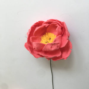 Felt Charm Peony | Fleurish Felt Flower Co.