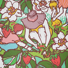 Load image into Gallery viewer, Little Green - Congratulations New Mom Strawberry Picking Greeting Card