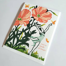 Load image into Gallery viewer, Little Green - You're Made of Magic Fairy Dance Birthday Greeting Card