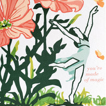 Load image into Gallery viewer, Little Green - You're Made of Magic Fairy Dance Birthday Greeting Card