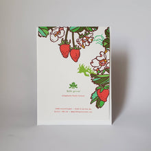 Load image into Gallery viewer, Little Green - Congratulations New Mom Strawberry Picking Greeting Card
