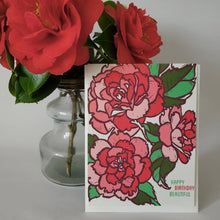 Load image into Gallery viewer, Little Green - Birthday Beautiful Floral Greeting Card