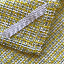 Load image into Gallery viewer, fort & field | 100% cotton botanical green/yellow dishcloths - set of 2