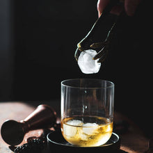 Load image into Gallery viewer, Barfly Talon Ice Tong, Antique Brass | Mercer Culinary