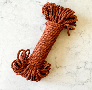 Recycled Twined Cotton Rope 5mm | Flax & Twine