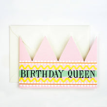 Load image into Gallery viewer, Hadley - Birthday Queen Party Hat Card