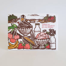 Load image into Gallery viewer, Little Green - Happy Birthday Ice Cream Greeting Card