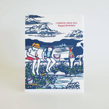 Load image into Gallery viewer, Little Green - Birthday Cow & Ice Cream Greeting Card, I Udderly Adore You