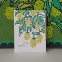 Load image into Gallery viewer, Little Green - Hoppy Birthday Beer Hops Greeting Card