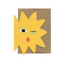 Load image into Gallery viewer, Star Blink Small Die Cut Card | Isatopia
