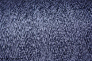 Close up image of dark blue yarn strands