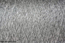 Load image into Gallery viewer, Close up image of light gray/silver yarn strands
