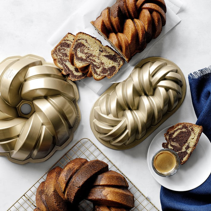 Nordic Ware 75th Anniversary Braided Mini Bundt Pan