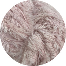 Load image into Gallery viewer, Close up of light pink feathery wool yarn
