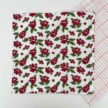 Load image into Gallery viewer, fort &amp; field | 100% cotton cranberry plaid kitchen dishcloths - set of 2