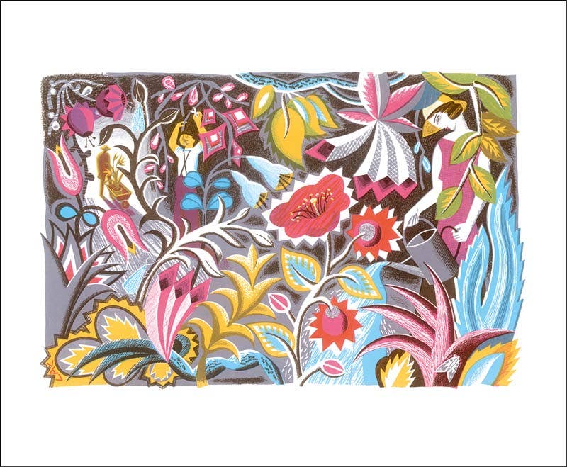 Jardin de Suzanne Card by Clare Curtis | Art Angels
