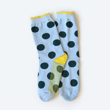 Load image into Gallery viewer, Panhandle Classic Dot Crew Socks — Mist | Hooray Sock Co.