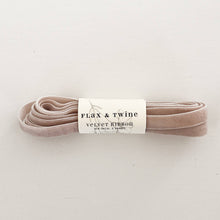 Load image into Gallery viewer, Velvet Ribbon 3/8” (3yds) | Flax &amp; Twine