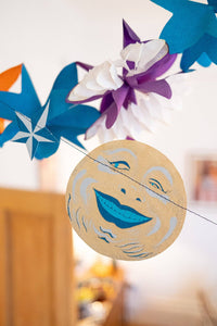 Man on the Moon Sewn Garland | East End Press