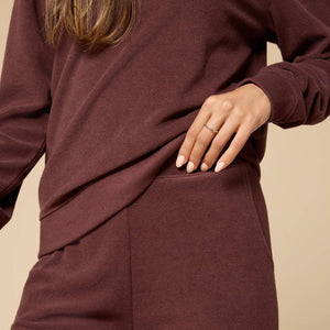 Softies | Vintage Velvet V-Neck with Wide Leg Pant