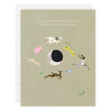 Load image into Gallery viewer, Over The Moon Baby Card | Seedlings