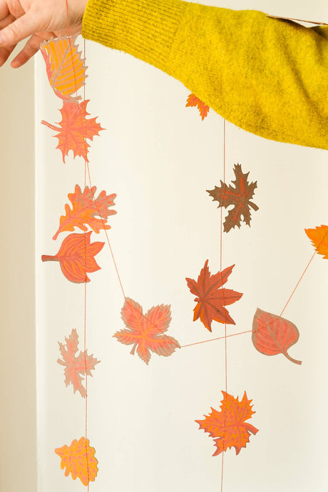 Autumn Leaves Sewn Garland | East End Press