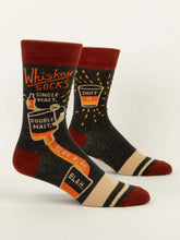 Load image into Gallery viewer, Men&#39;s Crew Socks | Blue Q