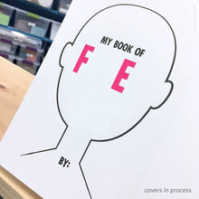 Load image into Gallery viewer, My Book of Faces Four-Panel Sketchbook | Inkello Letterpress