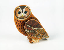 Load image into Gallery viewer, Art Angels | Pop-out Tawny Owl Card by Alice Melvin