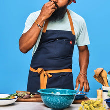 Load image into Gallery viewer, Hedley &amp; Bennett | The Essential Apron - Midnight Cider Blue