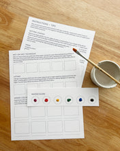 Load image into Gallery viewer, All-In-One Beginner Watercolor Kit - Wildflowers | Breathe People