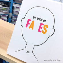 Load image into Gallery viewer, My Book of Faces Four-Panel Sketchbook | Inkello Letterpress