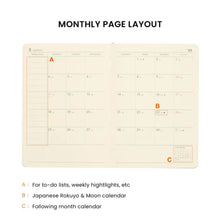 Load image into Gallery viewer, 2027 Weekly Block Planner Poche A6 | Hightide USA Inc.