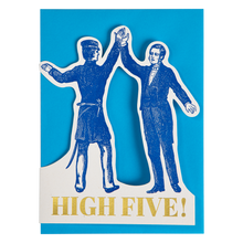 Load image into Gallery viewer, High Five Cut-Out Greeting Card | Archivist Gallery