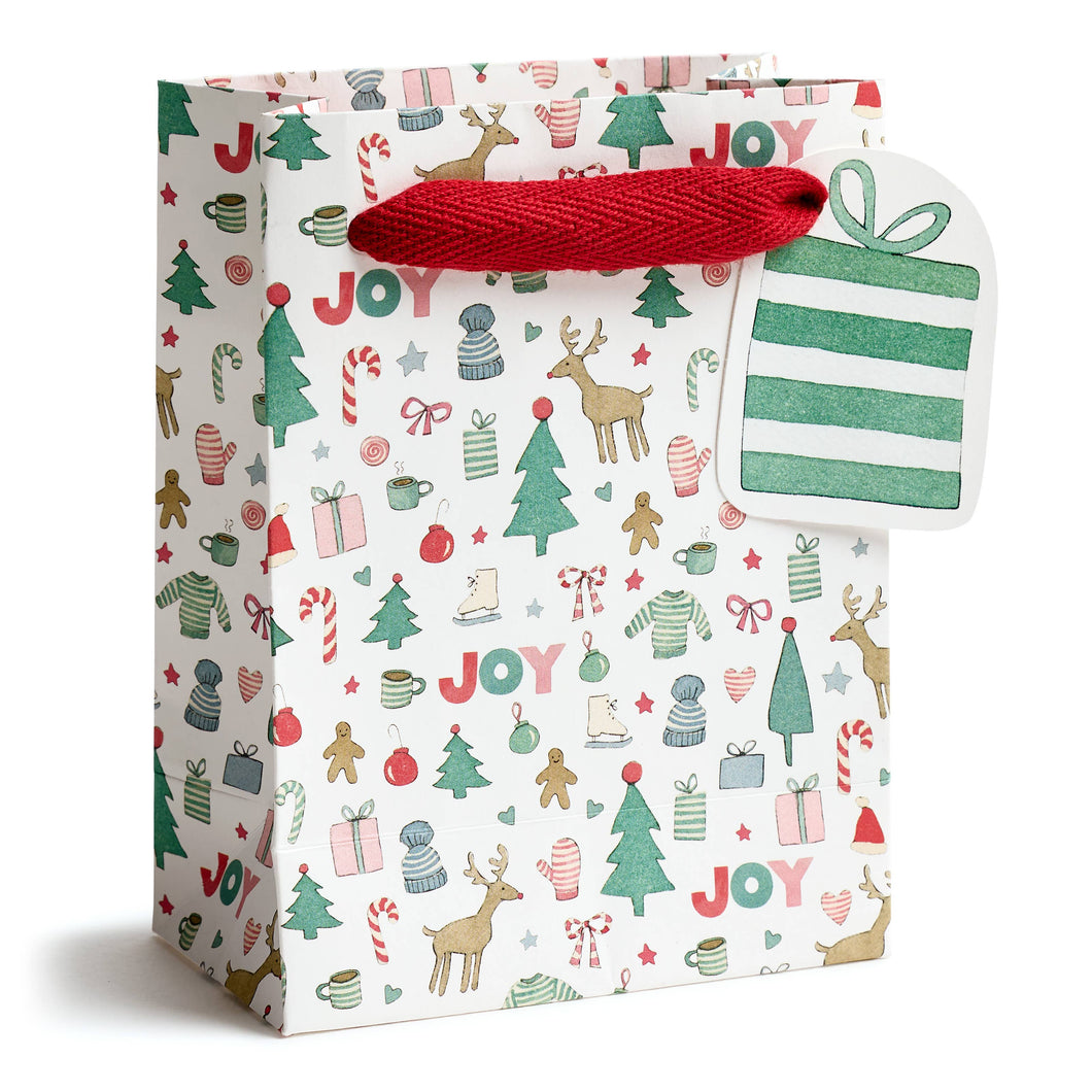 E. Frances Paper - Merry Motif Gift Bag - Small