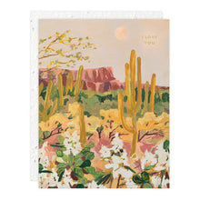 Load image into Gallery viewer, Desert Moonlight  Love + Friendship Card | Seedlings