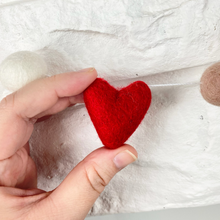 Load image into Gallery viewer, All-Heart Garland Red: 3 ft. | Sheep Farm Felt