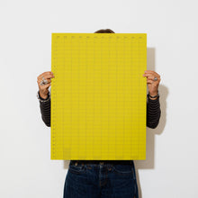Load image into Gallery viewer, 2027 Yearly Wall Calendar Chartreuse | Case Study