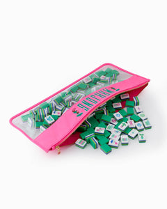 Oh My Mahjong | Pink Monkey Mahjong Bag