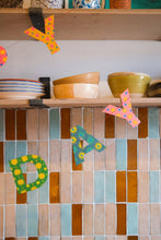 Load image into Gallery viewer, Bright Happy Birthday Sewn Garland | East End Press