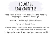 Load image into Gallery viewer, Colorful Row Counters | Fox &amp; Pine Stitches