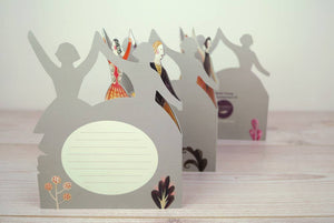 Dancers Die-Cut Card - Sarah Young | Art Angels