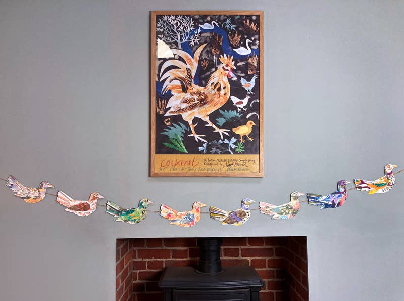 Art Angels | Whimsical Bird Garland by Mark Hearld