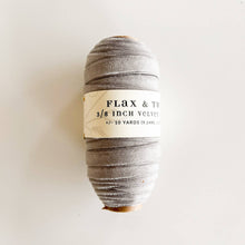 Load image into Gallery viewer, Velvet Ribbon 3/8" 10 Yards | Flax &amp; Twine