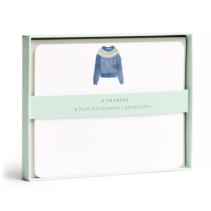 Sweater Weather Flat Note Set | E. Frances Paper