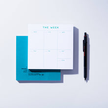 Load image into Gallery viewer, Small Weekly Desk Planner Notepad | Case Study