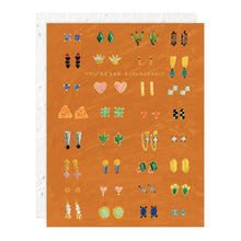 Load image into Gallery viewer, Earrings Love + Friendship Card | Seedlings